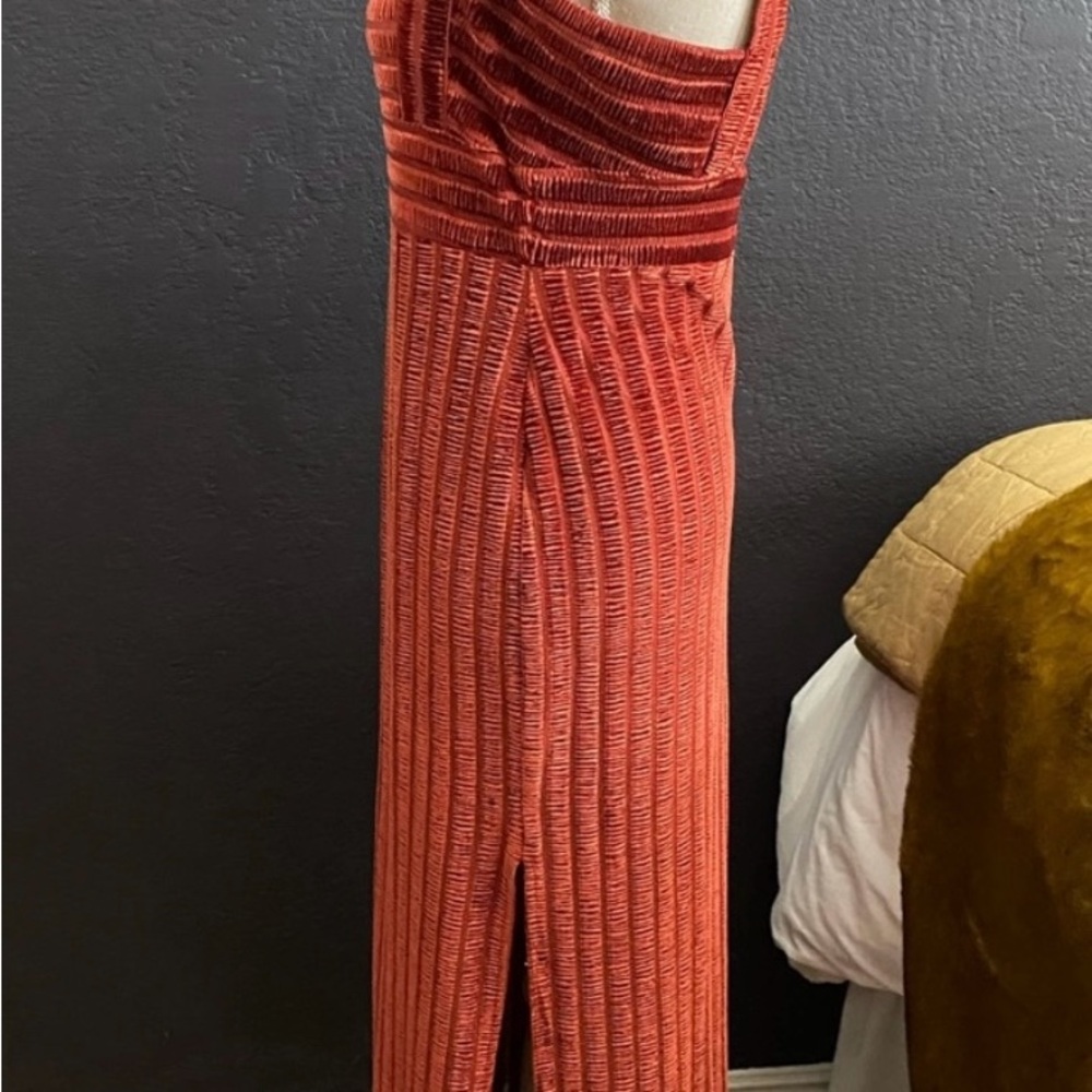 NWOT, Free People Geneva, in Rose Glow, Ribbed Maxi Dress - Picture 4 of 11